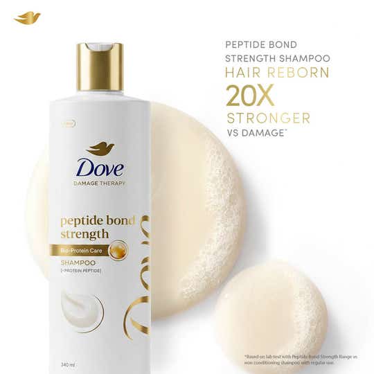 Dove Peptide Bond Strength Shampoo (340 ml)