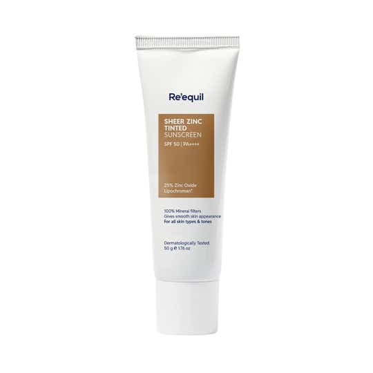 Re'equil Sheer Zinc Tinted Mineral Sunscreen SPF 50 (50g)
