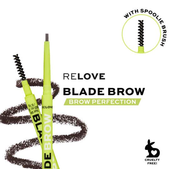 Makeup Revolution Relove Blade Brow Pencil - Dark Brown (0.3 g)