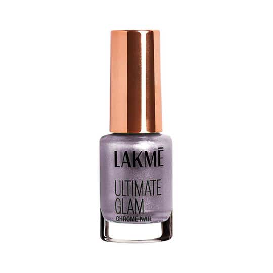Lakme Ultimate Glam Chrome Nail Paint - Lilac (6 ml)