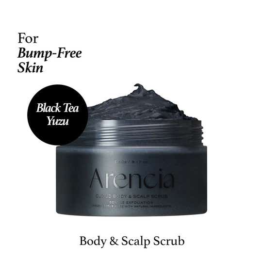 Arencia Fresh Cloud Body & Scalp Scrub Black Tea & Yuzu (260 g)