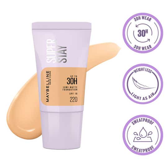 Maybelline New York Super Stay Lumi Matte Liquid Foundation - 220 (18 ml)