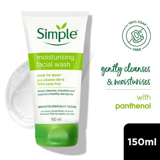 Simple Kind To Skin Moisturising Facial Wash (150ml)