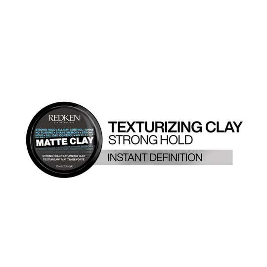 REDKEN Matte Clay Strong Hold,Styling Clay For Hairstyles That Lasts All Day (75 ml)