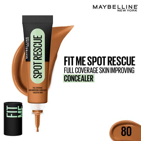 Maybelline New York Fit Me Spot Rescue Full Coverage Concealer - 80 (15 ml)