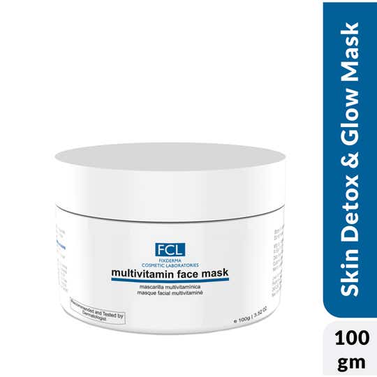 Fixderma Cosmetic Laboratories Multivitamin Face Mask Enriched with Vitamins, Improves Skin Texture (100g)
