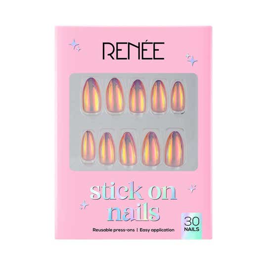 Renee Stick On Nails - Holographic Nail 01 (Pack of 30)