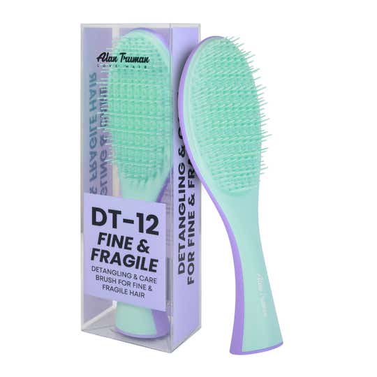 Alan Truman Dt-12 Fine & Fragile Detangling & Everyday Care Brush - Purple