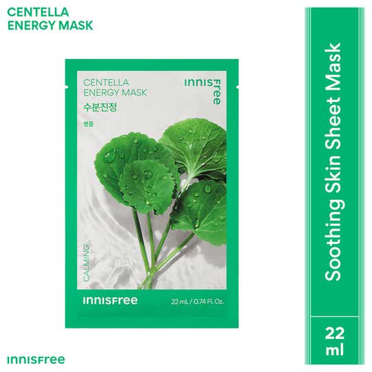 Innisfree Centella Energy Sheet Mask – Calming & Hydrating for Skin (22 ml)