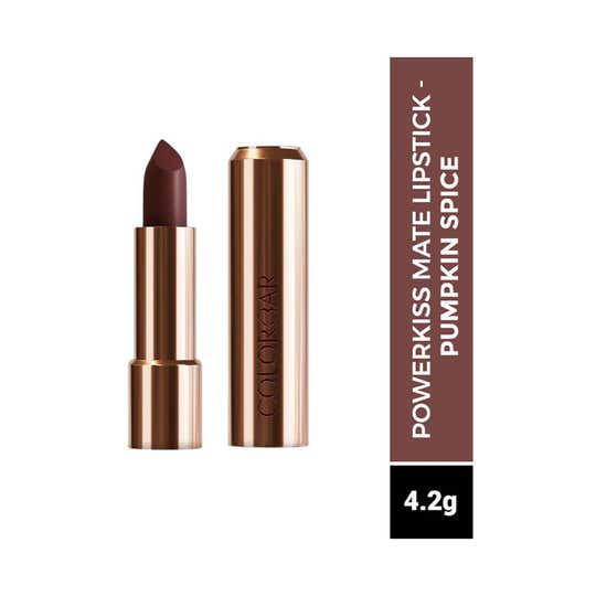 Colorbar Powerkiss Matte Lipstick - Pumpkin Spice (4.2 g)