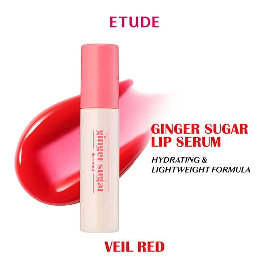 Etude Ginger Sugar Lip Serum - 04 Veil Red (13 g)