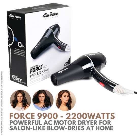 Alan Truman force 9900 AC Motor Hair Dryer (1 pc)