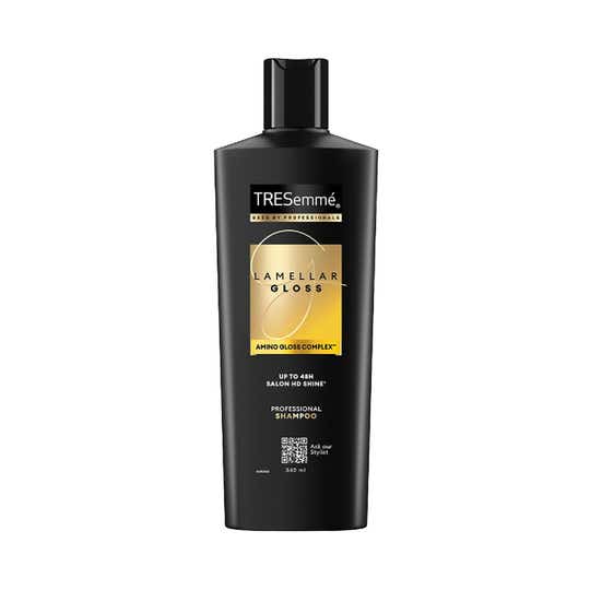 Tresemme Lamellar Gloss Shampoo with Amino Gloss Complex for Ultra Shiny Glossy hair (340 ml)
