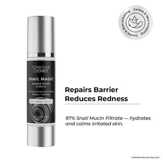 Conscious Chemist 97 % Active Snail Mucin Face Serum For Barrier Repair & Anti Ageing (50ml)