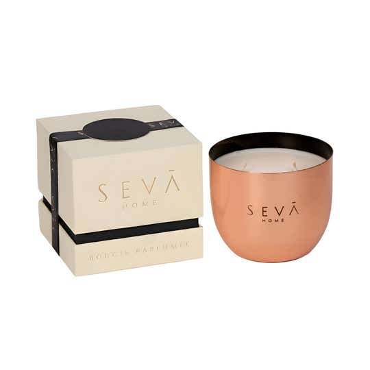 Seva Home Heirloom Classic Berries Rose Gold Candle