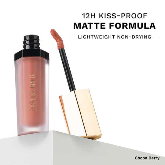 PAC Timeless Matte 12H Longlasting Rich Pigment One Swipe Payoff Smudgeproof - Cocoa Berry (6.5 ml)