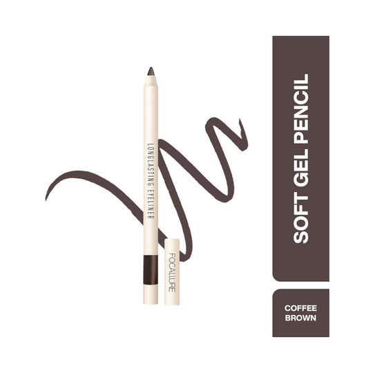 FOCALLURE Lasting Soft Gel Eyeliner Pencil - 02 Coffee Brown (0.4 g)