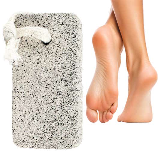VEGA Rectangle Pumice Stone for Dead Skin Callus & Cracked Heels Reusable Foot Care Tool (PD-10)