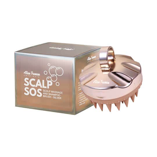 Alan Truman Scalp Sos Scalp Massage & Shampoo Brush - Metallic Gold