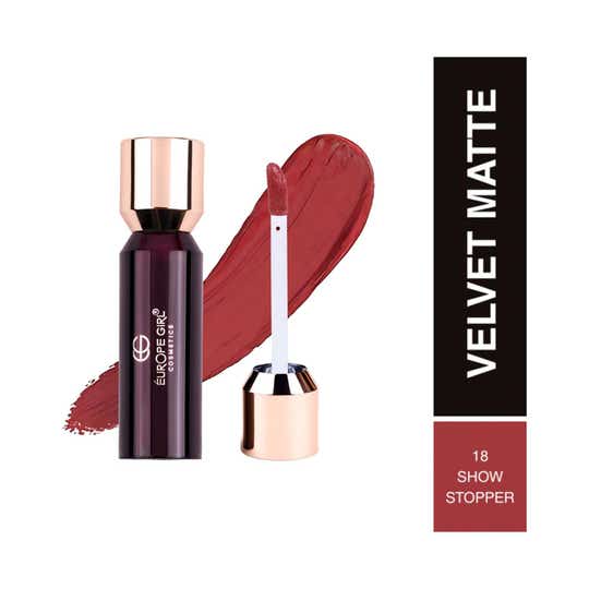 Europe Girl Velvet Matte Liquid Lipstick - Showstopper 18 (3.5 g)