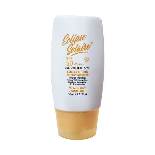 Eclipse Solaire Aqua Fusion Tinted Sunscreen SPF50 PA+++ with Himalayan Spring Water (30 ml)