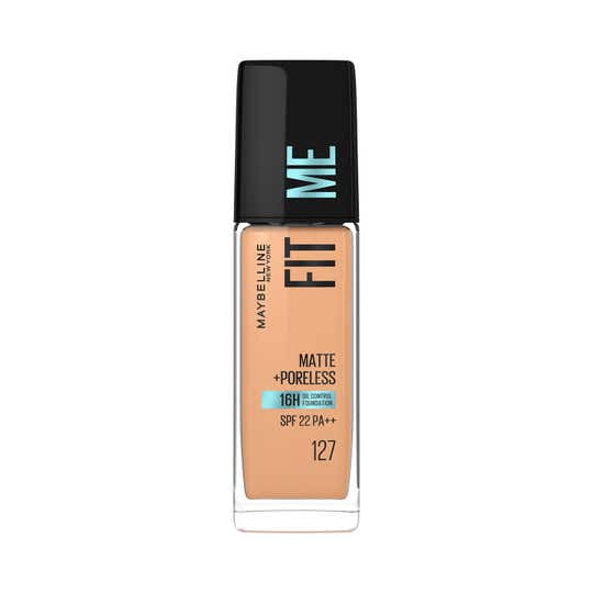 Maybelline New York Fit Me Matte + Poreless Liquid Foundation SPF 22 - 127 Golden Honey (30ml)