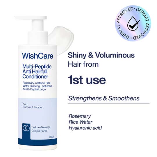 WishCare Multi Peptide Anti Hairfall Conditioner with Rosemary Adds Shine (200 ml)