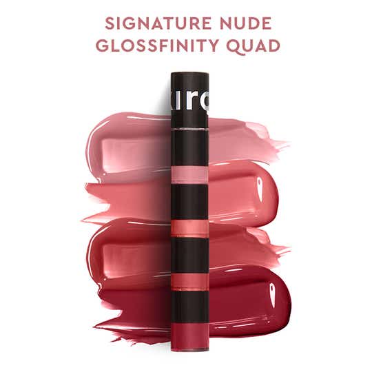 KIRO Four Play Glossfinity Liquid Lipstick - Signature Nude Pink Quad (5.5 ml)