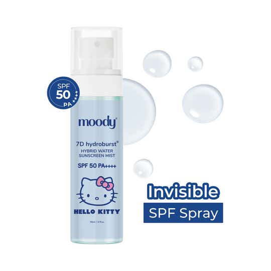 Moody 7D Hydroburst Hybrid Water Sunscreen Mist SPF 50 (110 ml)