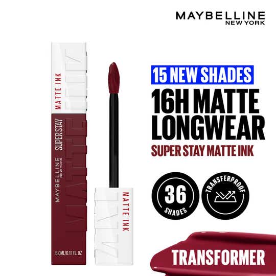 Maybelline New York Super Stay Matte Ink Liquid Lipstick - 230 Transformer (5ml)