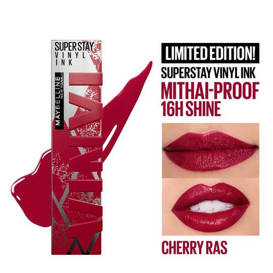 Maybelline New York Superstay Vinyl Ink Mithai Limited Edition - Cherry Ras (4.2 g)