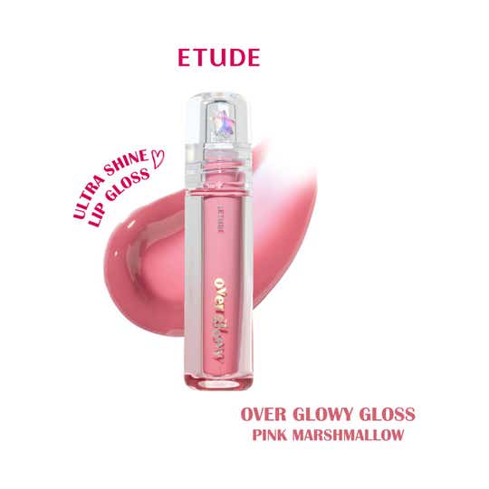 Etude Over Glowy Gloss - 04 Pink Marshmallow (2.8 g)