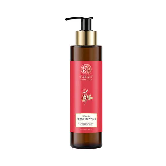 Forest Essentials Iced Pomegranate & Kerala Lime Silkening Shower Wash (200ml)