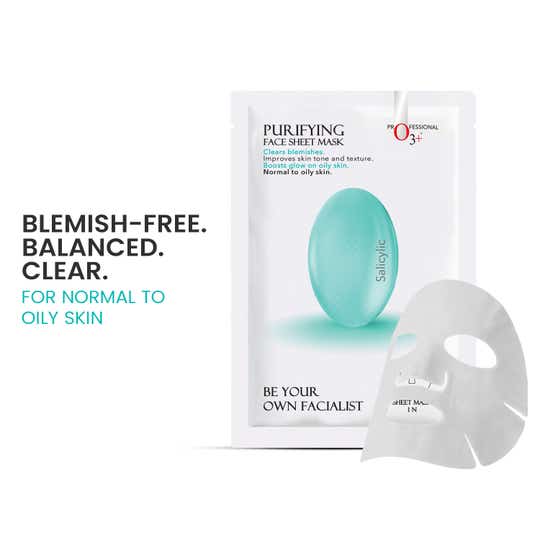 O3+ Facialist Purifying Face Sheet Mask With Salicylic (30ml)