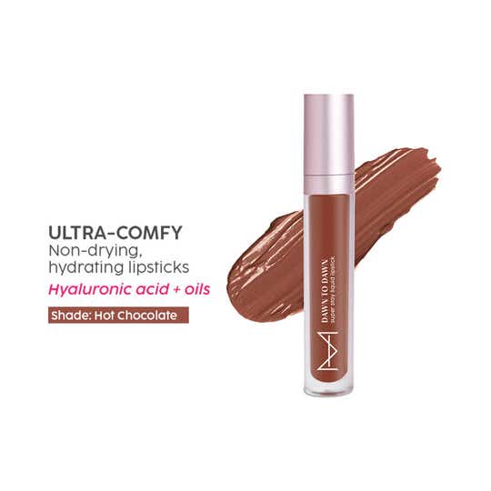HOUSE OF MAKEUP Dawn To Dawn Super Stay Liquid Matte Lipstick - Hot Chocolate (4.2 ml)