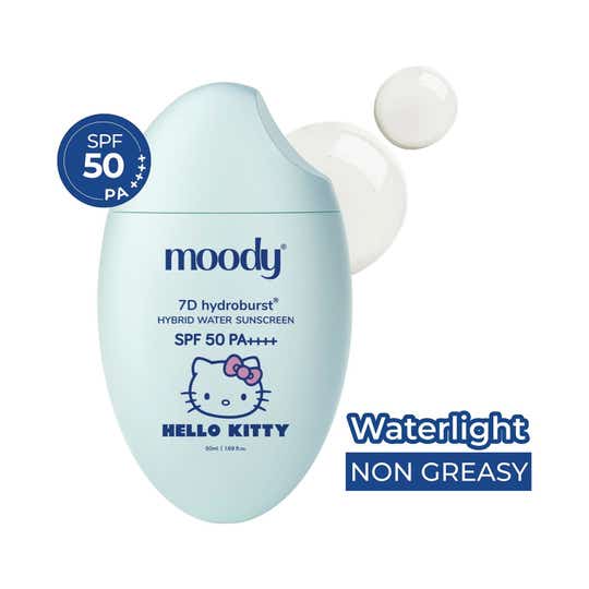 Moody 7D Hydroburst Hybrid Water Sunscreen SPF 50 (50 ml)
