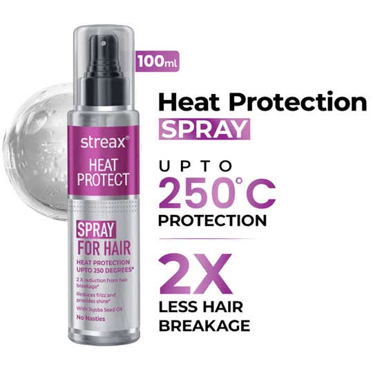 Streax Heat Protection Hair Styling Spray (100ml)