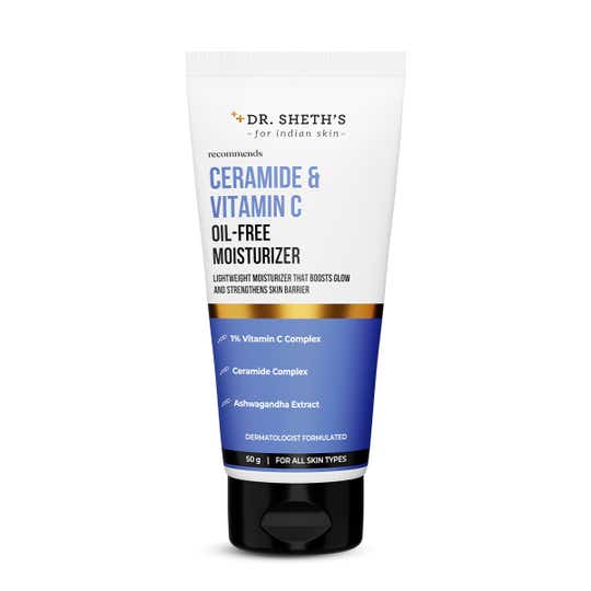 Dr. Sheth's Ceramide & Vitamin C Oil Free Moisturiser(50g)