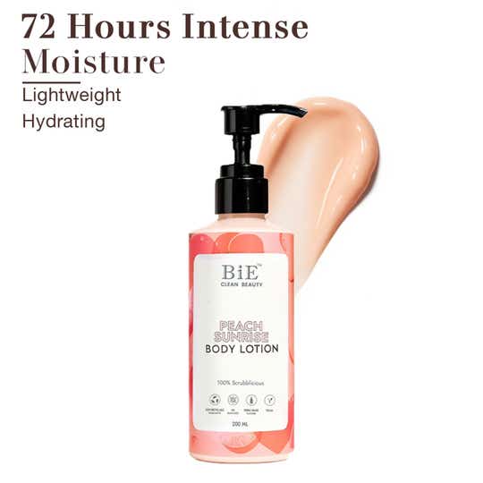 Bie Peach Sunrise Body Lotion (200 ml)