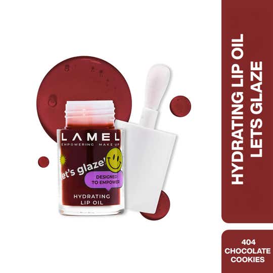 Lamel Hydrating Lip Oil Let`S Glaze - 404 Chocolate cookies (4 g)