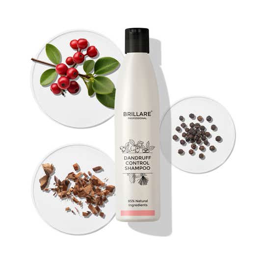 Brillare Dandruff Control Shampoo for Itchy Flaky Scalp (300 ml)