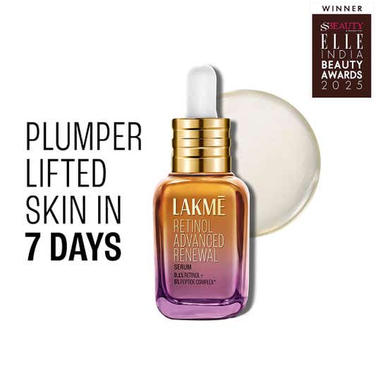Lakme Retinol Advanced Renewal Serum 0.1% Retinol + 5% Peptide Complex (30 ml)