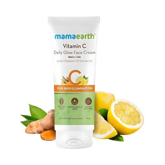Mamaearth Vitamin C Daily Glow Face Cream with Vitamin C & Turmeric (35 g)