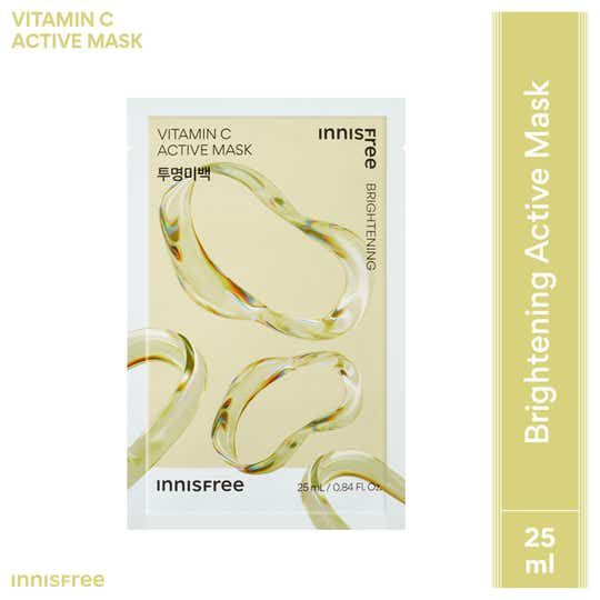 Innisfree Vitamin C Active Mask – Brightening & Even-Tone Sheet Mask (25 ml)