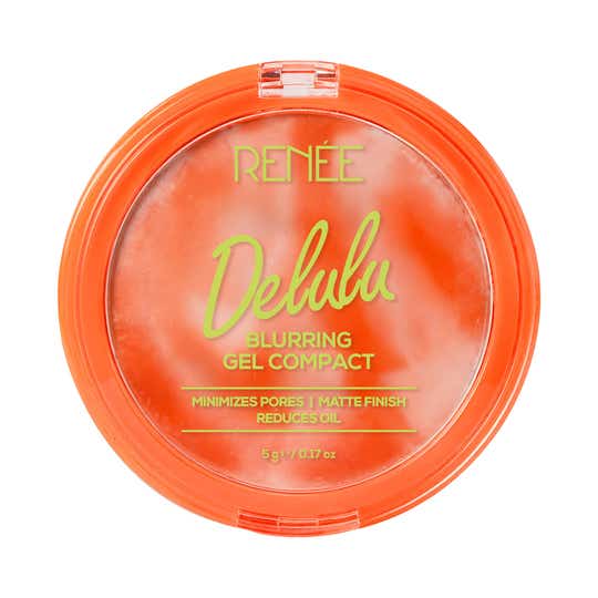 Enee Delulu Blurring Gel Compact with Matte Finish - Orange (5 g)