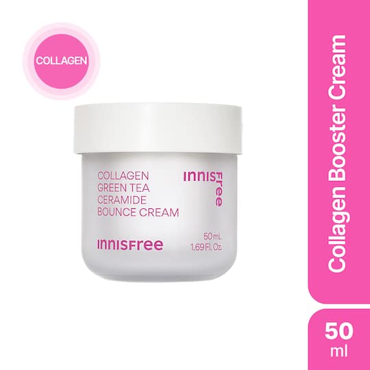 Innisfree Collagen Green Tea Ceramide Bounce Cream (50 ml)