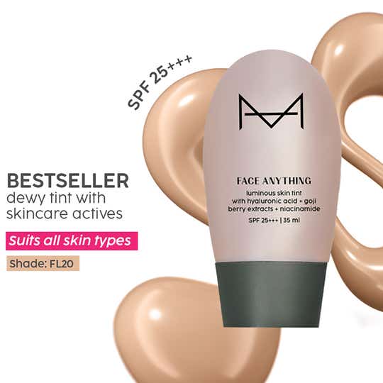 HOUSE OF MAKEUP Face Anything Luminous Skin Tint For Glass Skin - Fair-To-Light Skin Tone (FL-20) (35 ml)