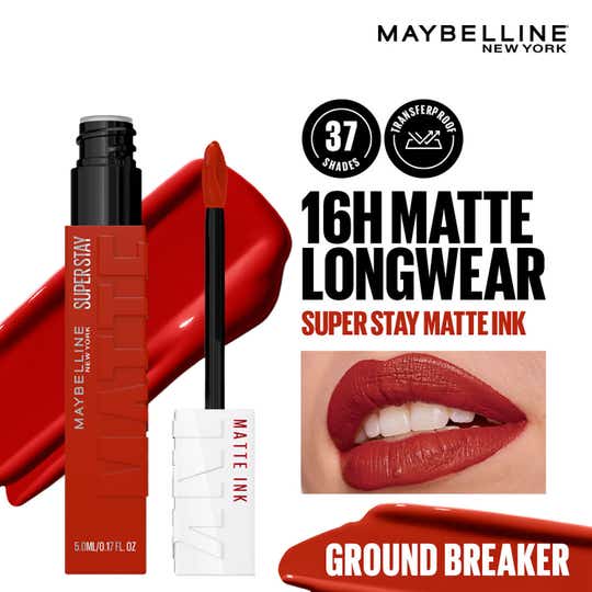 Maybelline New York Super Stay Matte Ink Liquid Lipstick - Ground Breaker (5 ml)