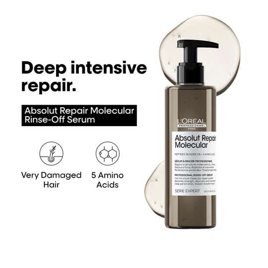 L'OREAL PROFESSIONNEL Absolut Repair Molecular Deep Repair Rinse-Off Serum (250 ml)