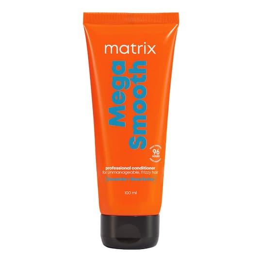 Matrix Mega Smooth Conditioner for Frizzy, Dry Unmanageable Hair, Defy Frizz for 4 Days (100ml)